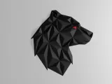 Geometric Bear head - wall design-3