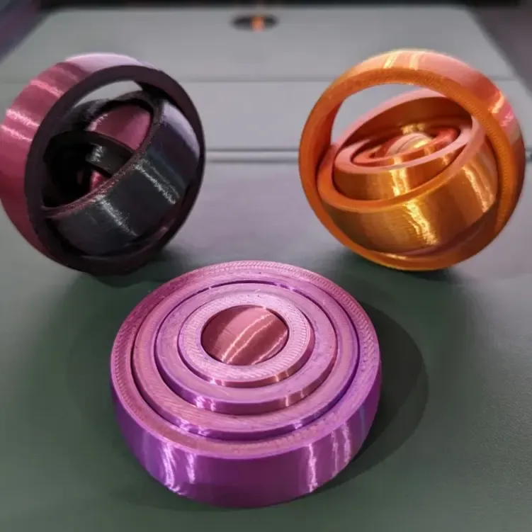 Juguete Fidget de Anillos Giratorios / Spinning Ring Fidget 