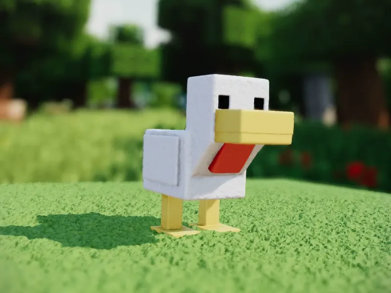 Pollo de la pelicula Minecraft