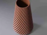 Vase 0021 B - Sharp twisted vase-2
