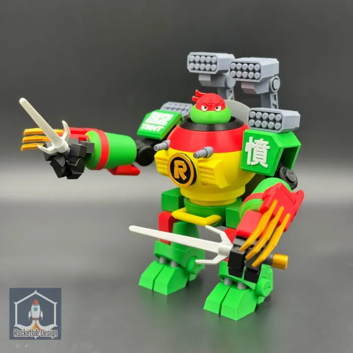 3D Printer Files | 3MF File | TMNT Wreckers Armor 02 - Raphael ...
