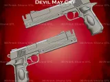 Ebony and Ivory Cosplay Devil May Cry - Ficheiro STL-1