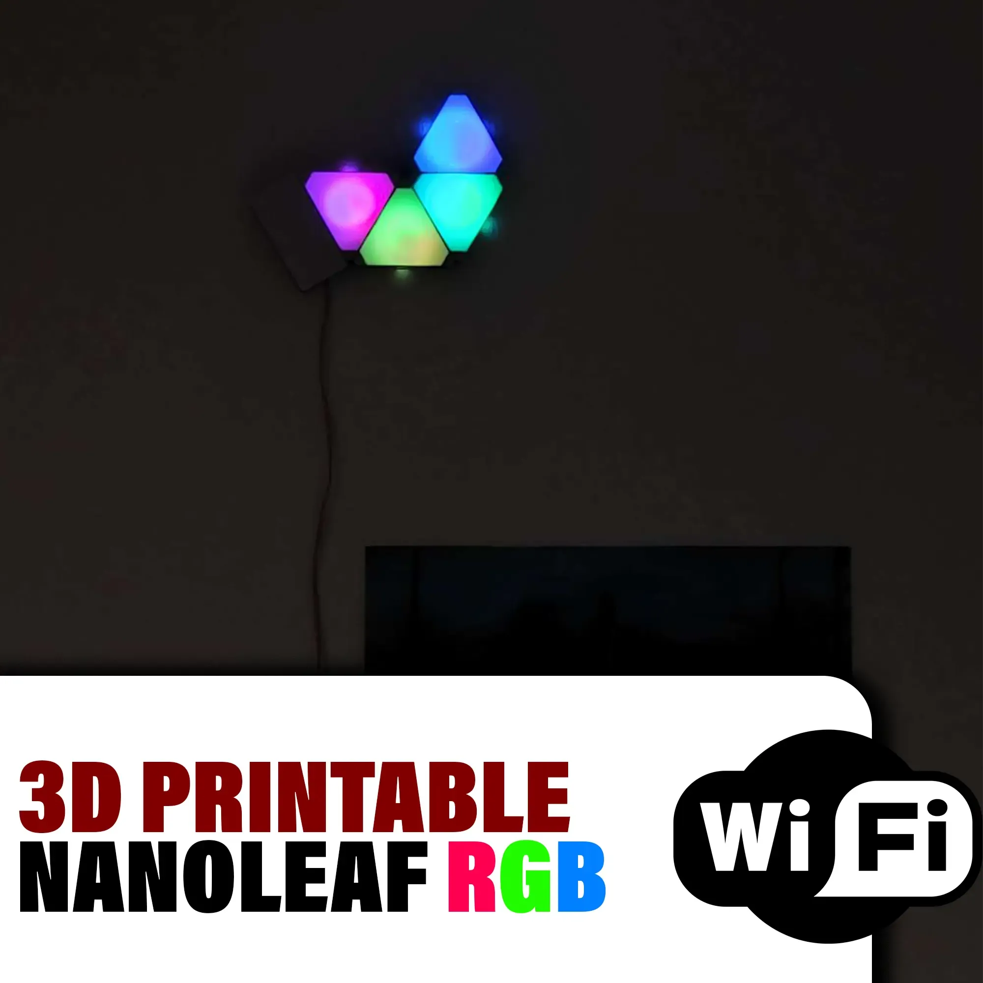 3D printable Nanoleaf | RGB LED