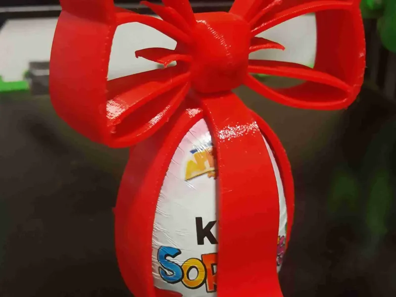 Moño para huevo de Pascuas Kindersorpresa
