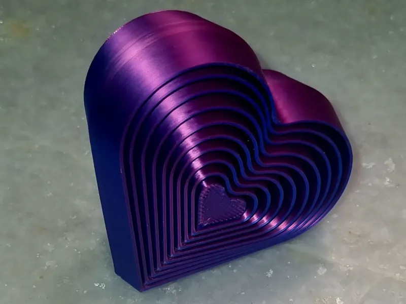 heart layered fidget