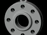 LAP-JOIN FLANGE KEYCHAIN -1