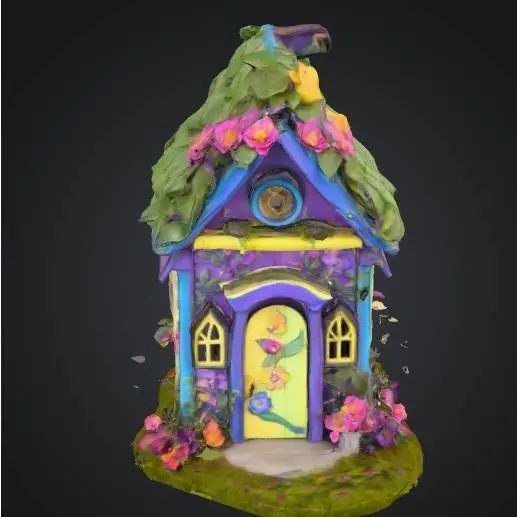 Whimsical Fairy House Green Lush Gardens