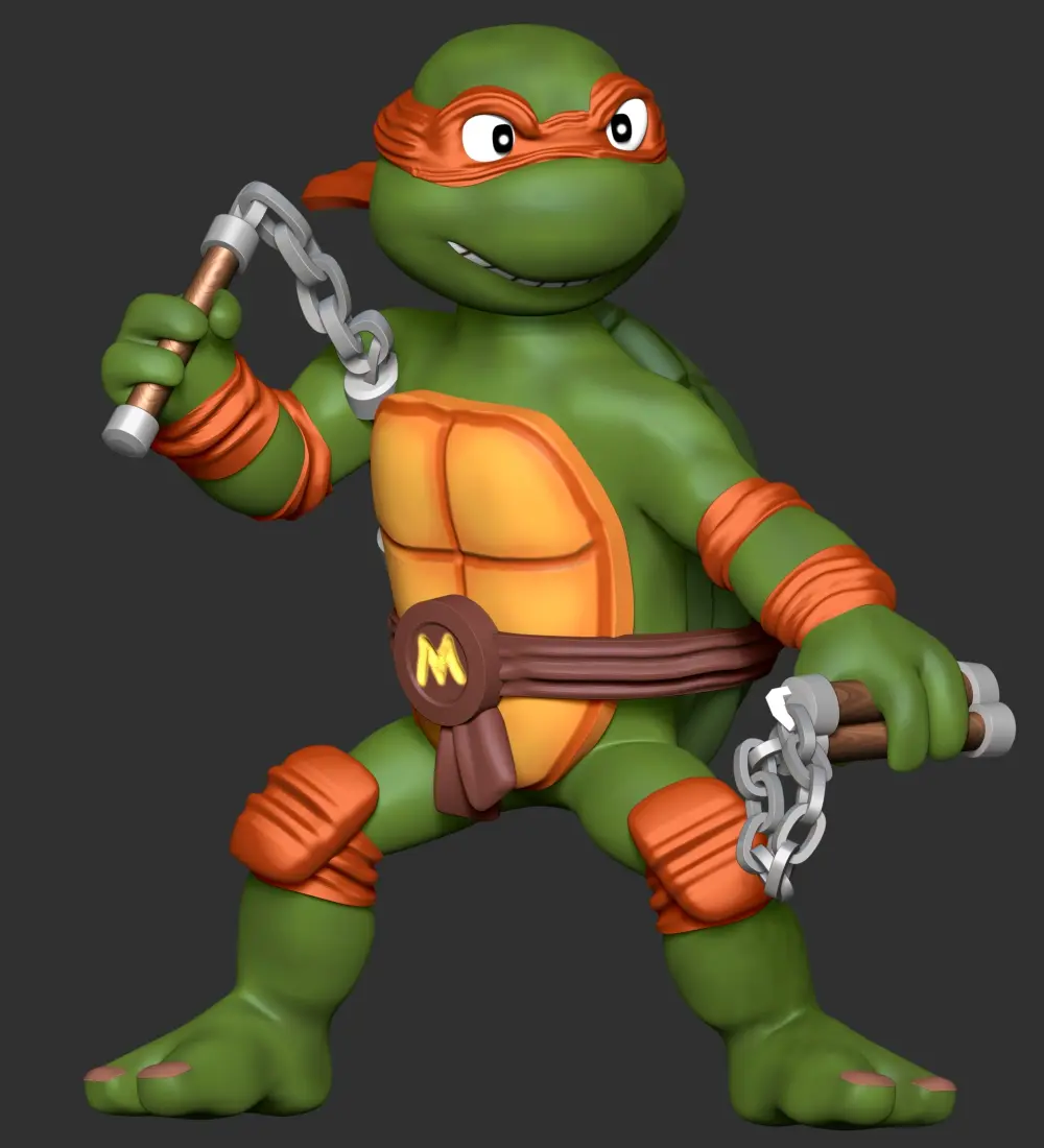 Michelangelo - Las Tortugas Ninja Mutantes