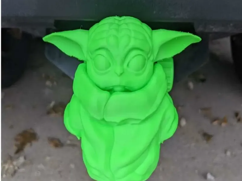 Baby Yoda hitch cover