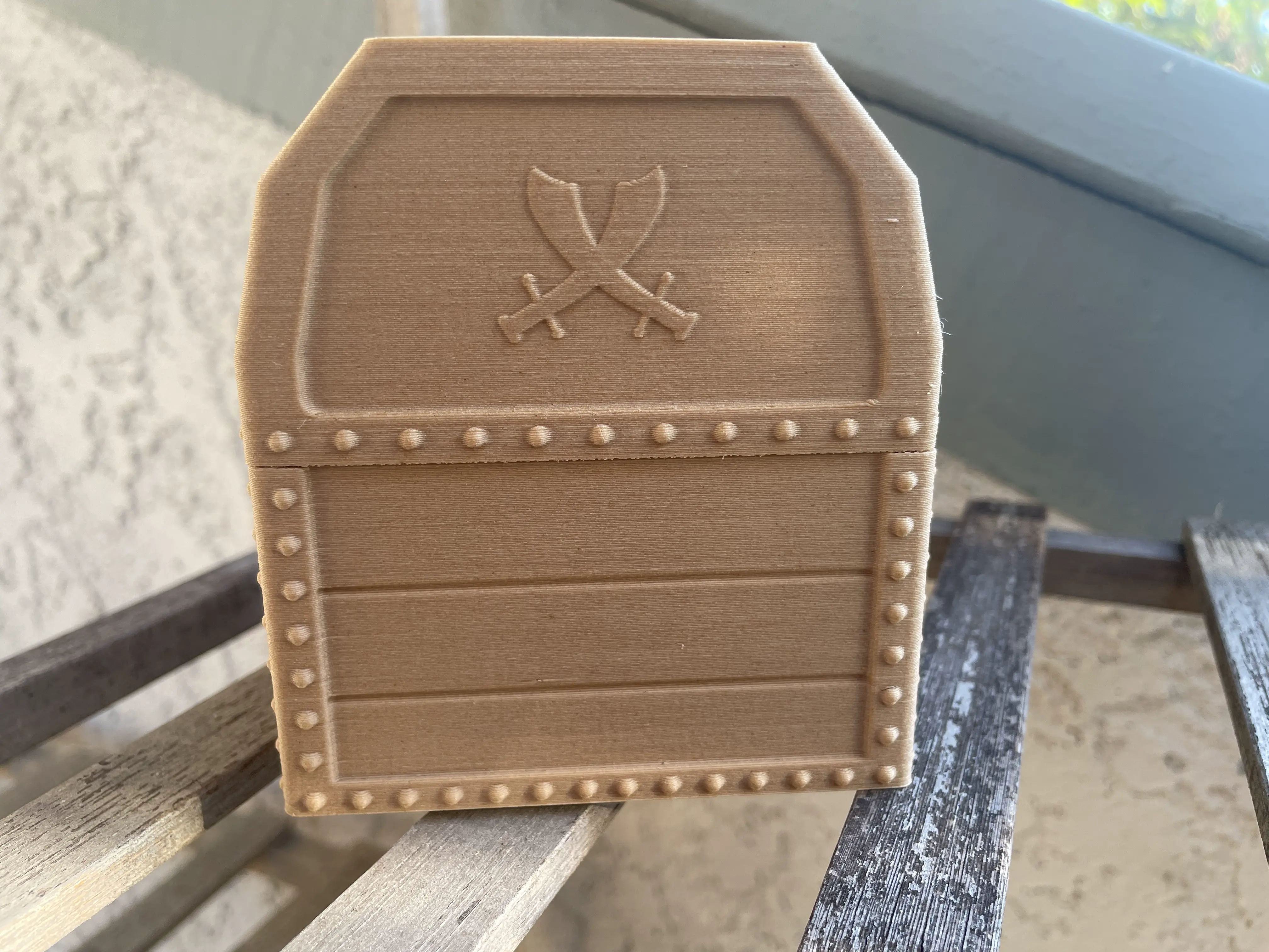 Treasure Chest Toy - Print In Place Pirate Themed Storage