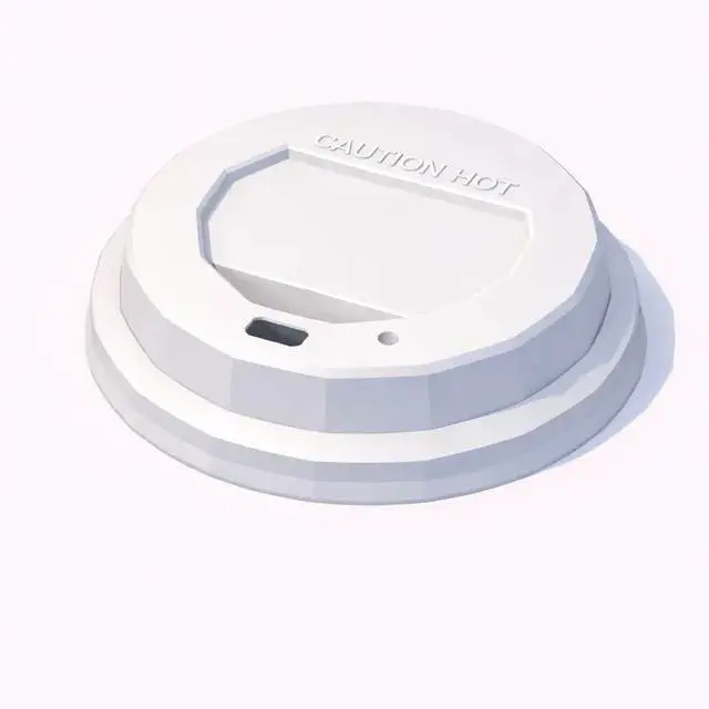 Low Poly Coffee Cup Lid