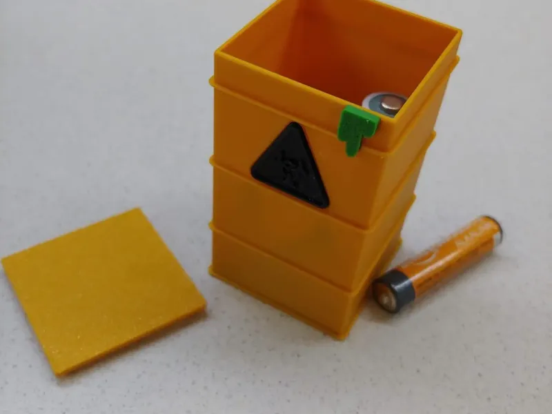 Used batteries container (NO CFS)