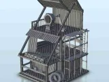 Surveillance post on scaffolding - sci-fi science fiction fu-0