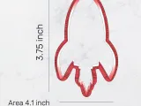 Rocket cookie cutter-0