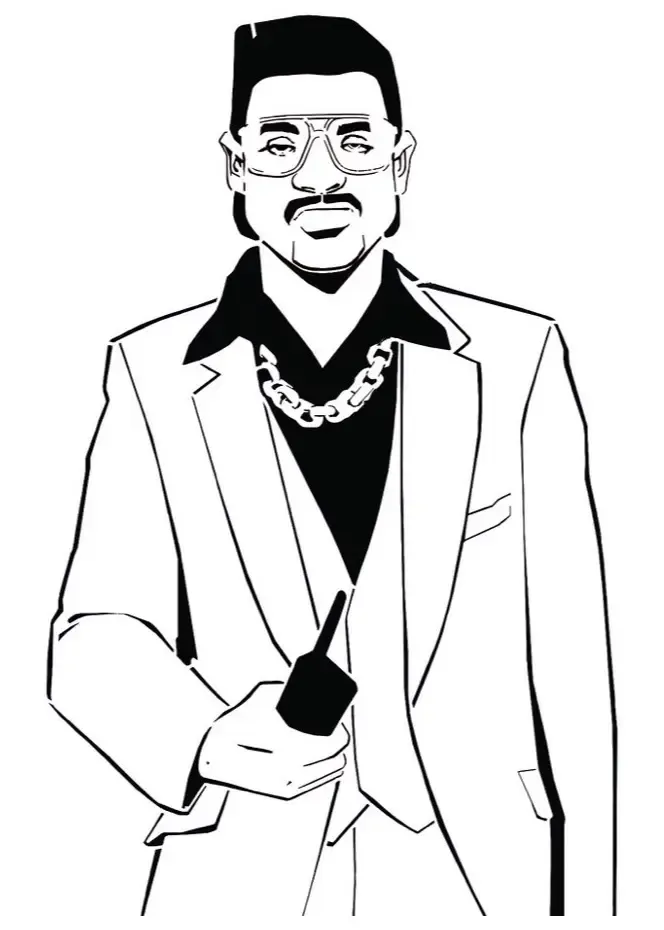 GTA Lance Vance stencil