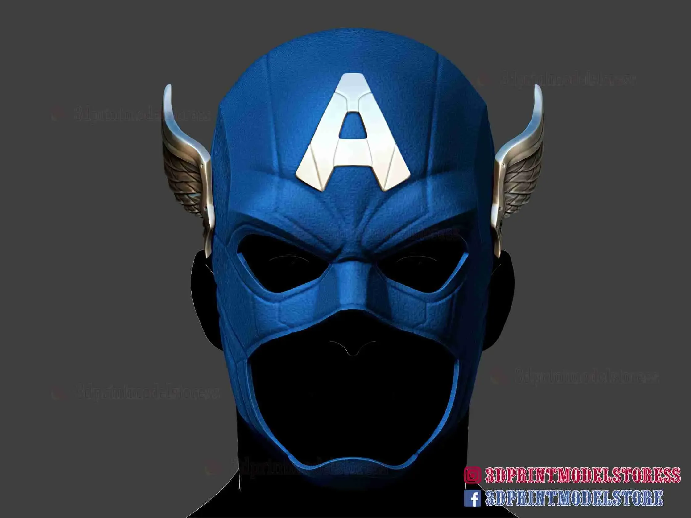 Captain America Helmet - Marvel Cosplay