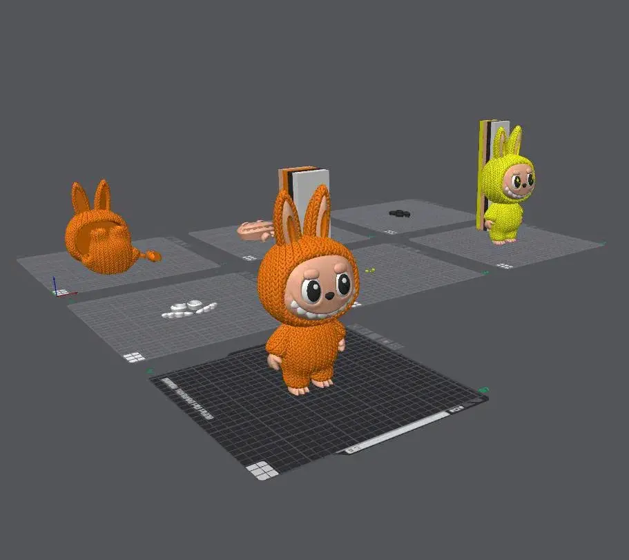 Labubu - Knitted - Crochet - Multipart