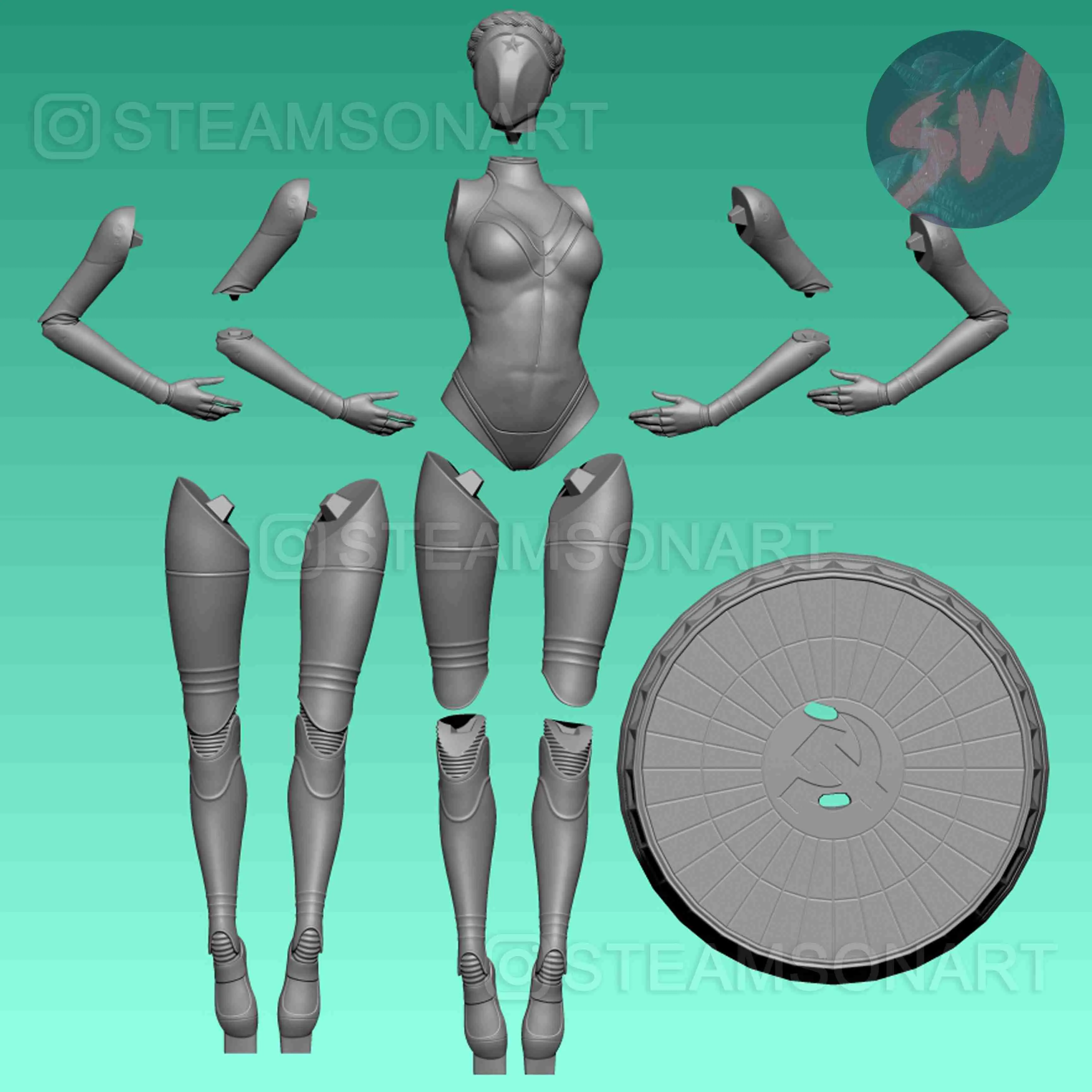 Atomic Heart: Twins (30cm - Scalable)
