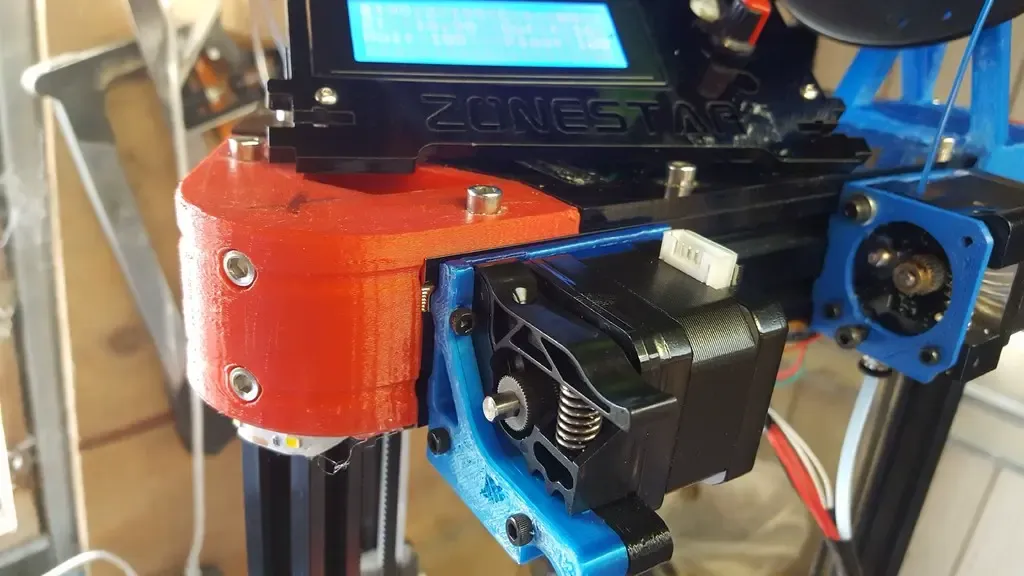 D810 2040 extruder and spool mount
