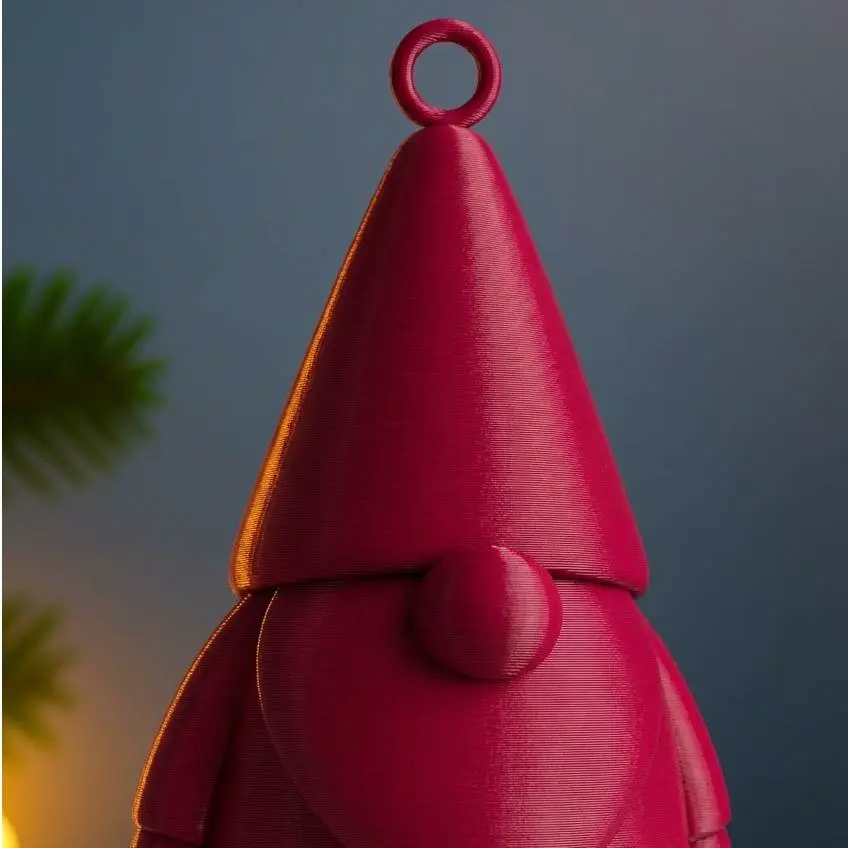 Gnome Ornament with Top Hook – Christmas Decoration
