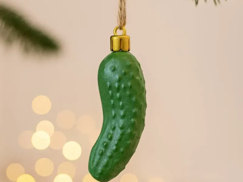 Pickle Ornament | Funny Christmas Holiday Tree Decoration