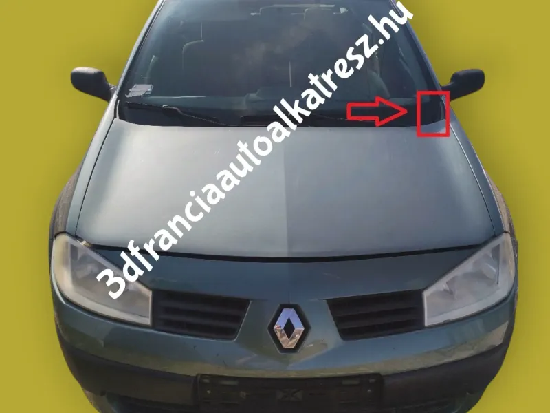 Megane 2 szélvédőrács műanyag 8200100590