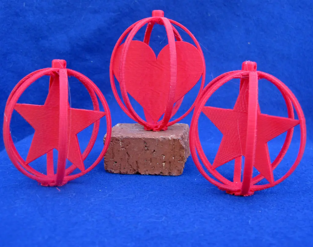 Two Christmas Ornaments