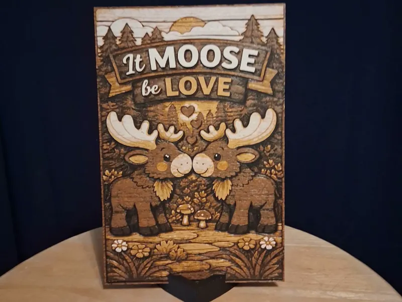 It Moose be Love (Hueforge)
