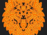 Aztec Wolf CNC Wall Art SVG STL-7