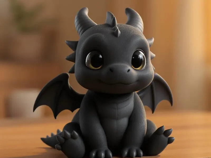 Very cute toothless baby