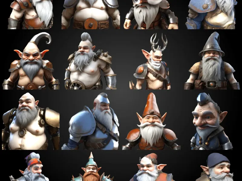 Dwarven Vanguard – Full-Body Single-Piece Figurine