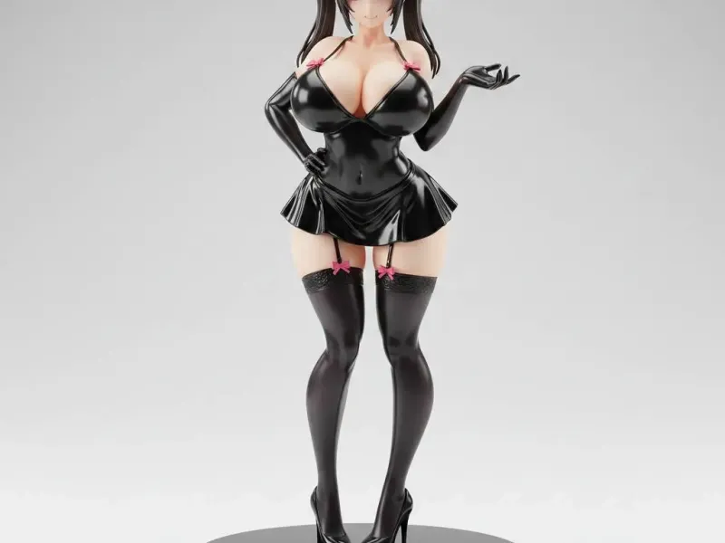 Midnight Ribbon Doll – Ecchi Noir Charm