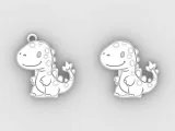 Soda Tab Opener Keychain Cute dinosaur-3