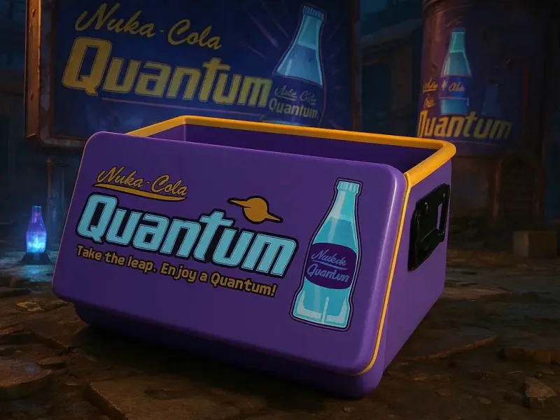 Fallout Nuka Cola Quantum Cooler Stash Box