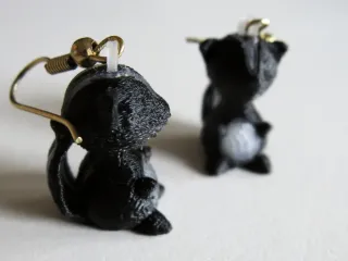 Skunk Earrings