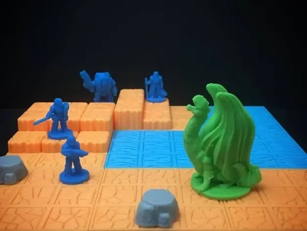 OpenTactics Wasteland Tiles (18mm scale)