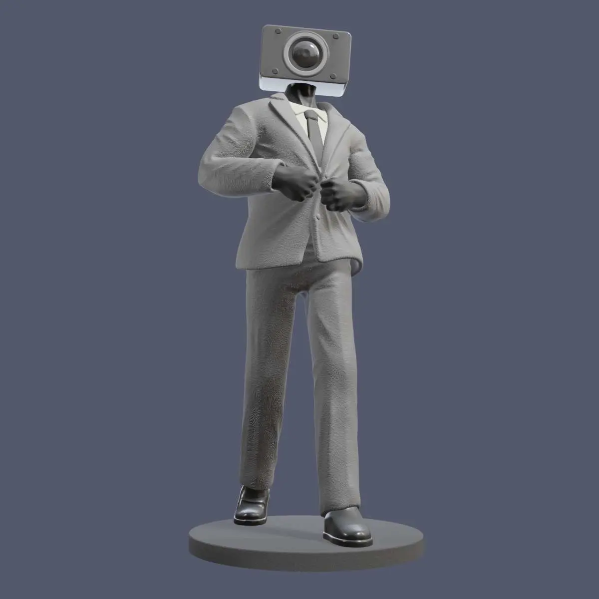 Camera Man Skibidi Toilet Statue Fan Art | 3D models download | Creality  Cloud