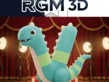 Letter V in the shape of a Dinosaur-0