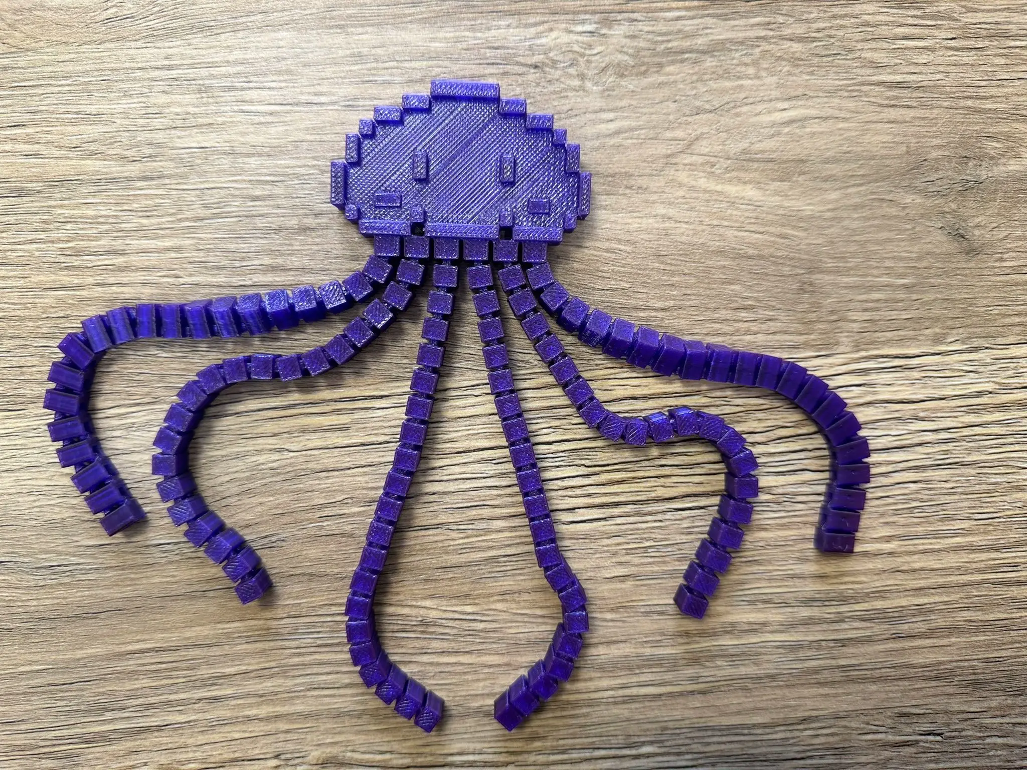 Flexible articulated pixel jellyfish