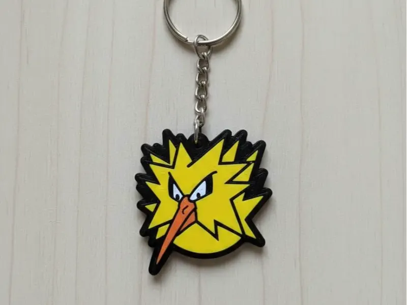 Zapdos Keychain