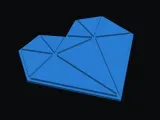 Low Poly Heart-0