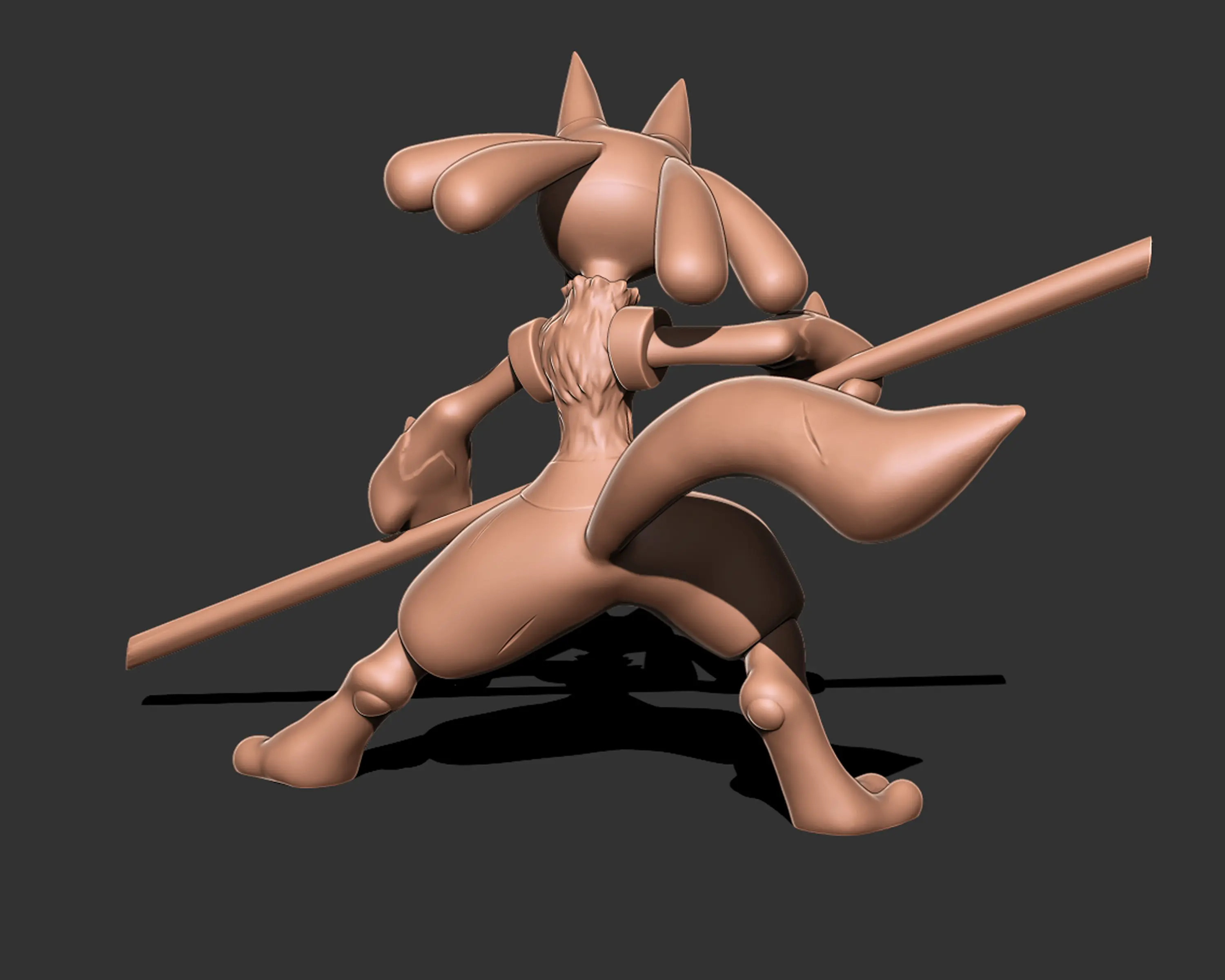 Pokemon - Lucario 3d print model