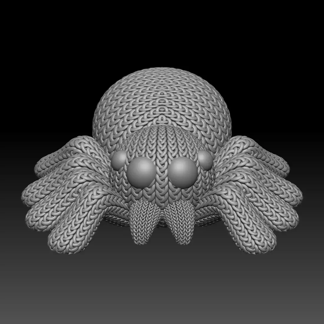 Knitted Spider
