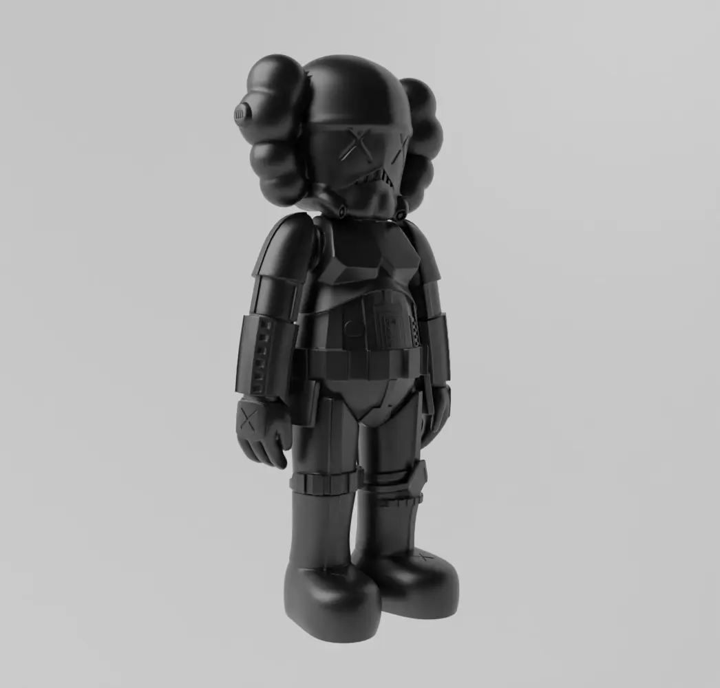 Kaws Stormtrooper Art Toy Fan Art