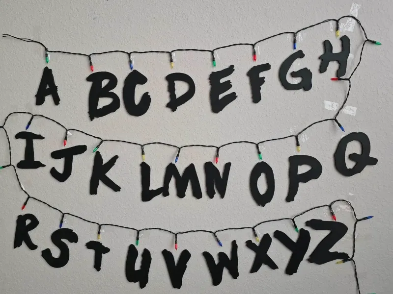 Stranger Things Wall Letters
