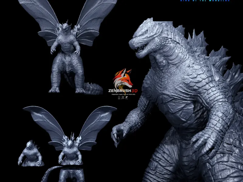 GODZILLA - KING OF THE MONSTERS 3D PRINTING