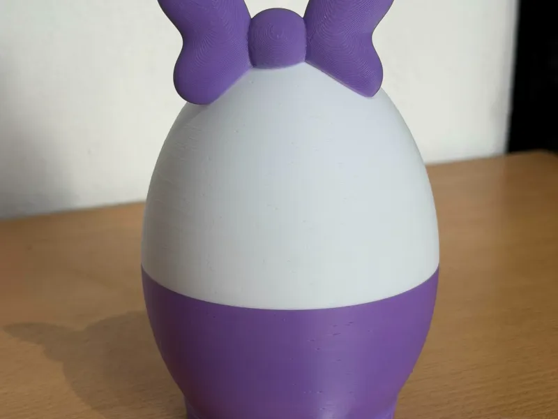 🥚🎀 Huevo de Pascua Daisy