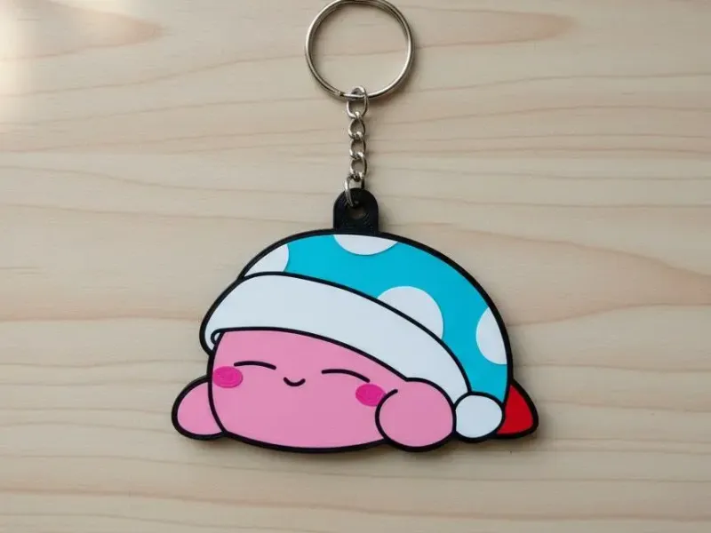 Keychain - Sleeping Kirby