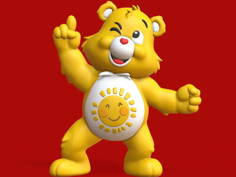 CARE BEARS - FUNSHINE BEAR