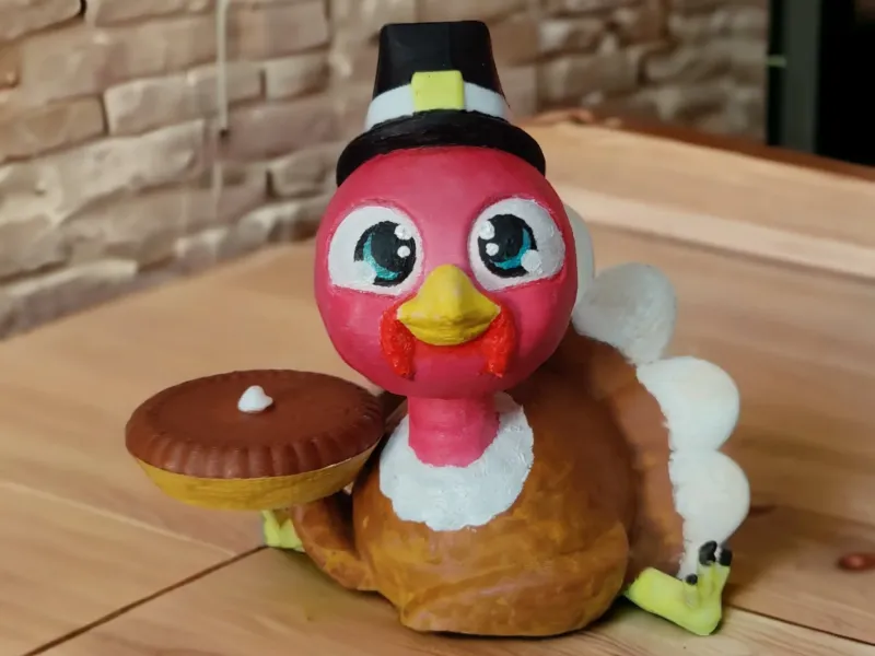 THANKSGIVING TURKEY ( CUTE PEN HOLDER )